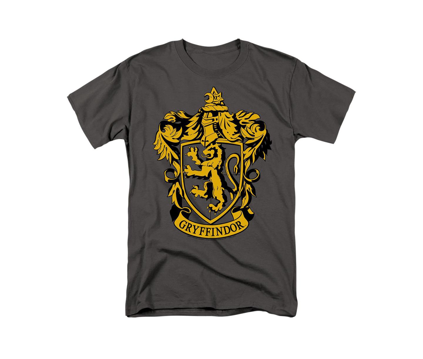 Мужская футболка Harry Potter Big & Tall Gryffindor Crest, цвет: Угольный — фото 1