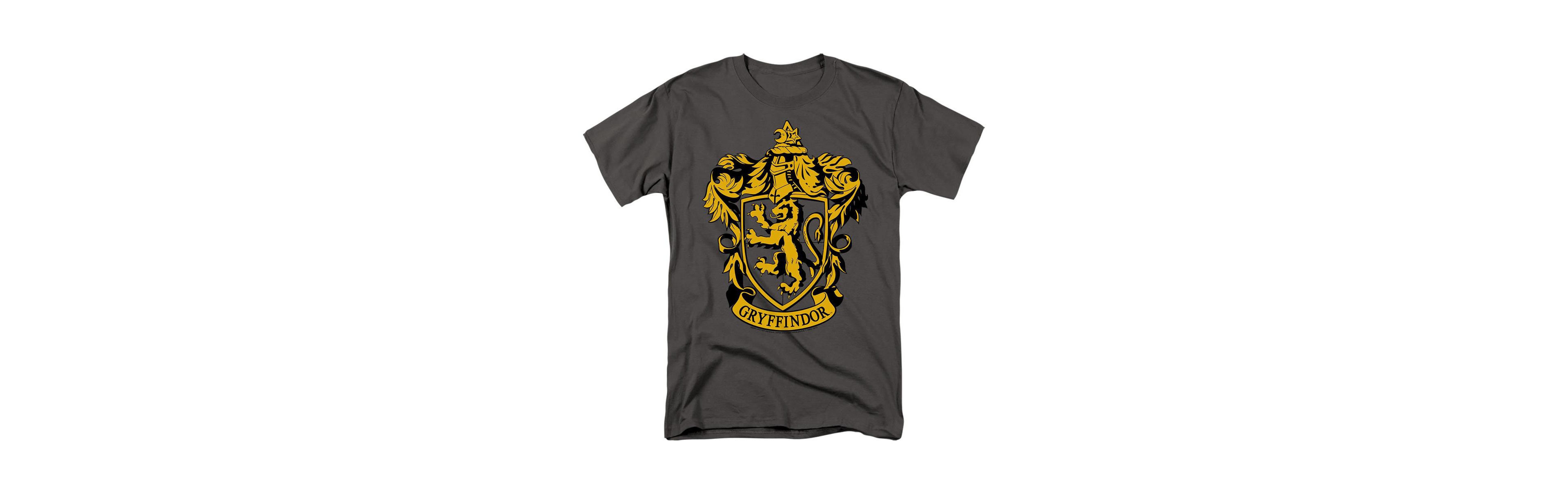 Harry Potter Men's Gryffindor Crest Short Sleeve Adult Tee / T-Shirt