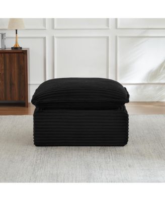 Cloud Sectional Couches for Living Room, Convertible L-Shape Couch with Ottoman