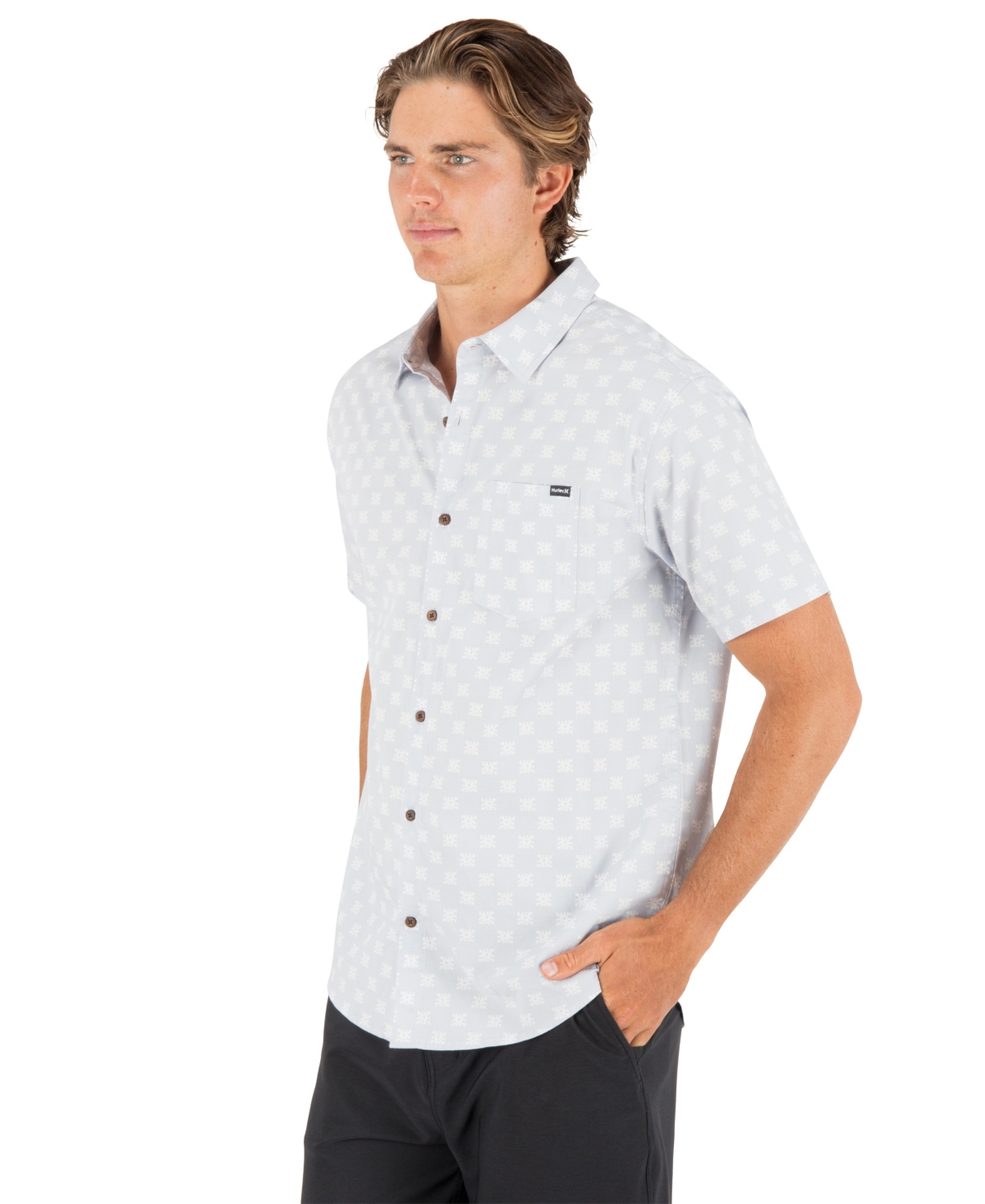 Hurley Men's Lido Stretch Short Sleeve Shirt