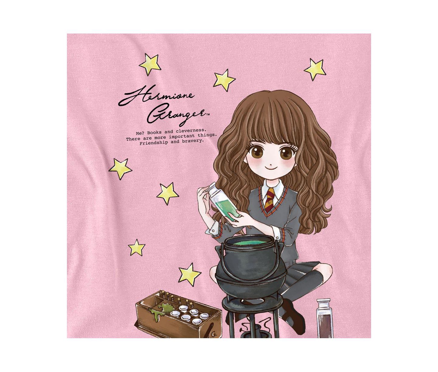 Мужская футболка Harry Potter Hermione Granger Quote And Stars, цвет: Розовый — фото 2