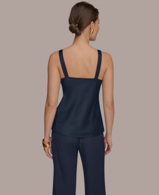 Women's Cowl Neck Strappy Cami Top