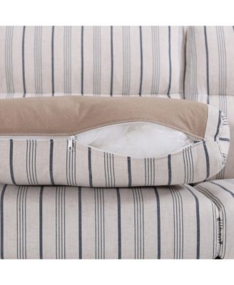 1-Seater Sofa with Solid Wood Legs, High-Resilience Foam & PP Cotton Backrest, Quick 20-Min Assembly, 220lb Capacity Living Room Accent Chair