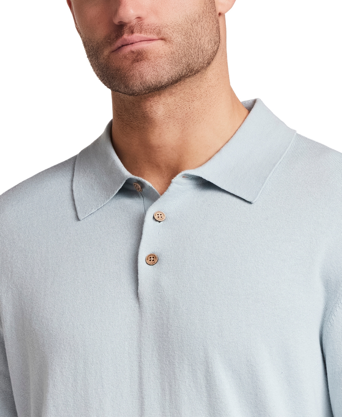 Weatherproof Vintage Men's Long-Sleeve Polo Sweater