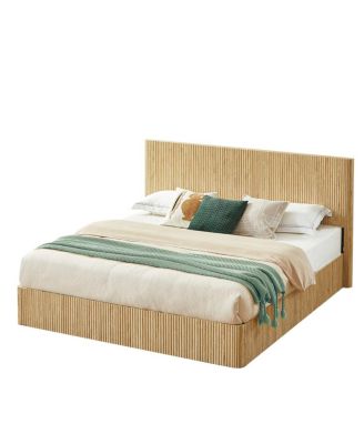 King Size Lift Up Storage Bed Frame with Hydraulic Storage