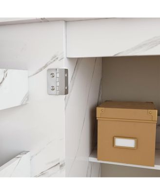 Streamdale Foldable Sewing Machine Table with Storage