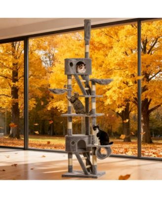 94.5-102.4" Height Adjustable Cat Tree