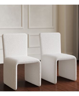 Emila 2-Pc. Fabric Upholstered Dining Chair Set