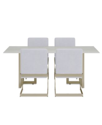 Emila 5-Pc. Dining Set (Rectangular Table & 4 Chairs), Created for Macy's