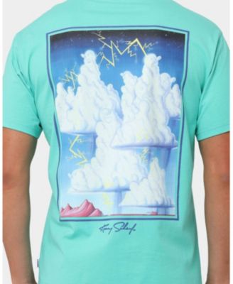 Men's Carre X Kenny Scharf Chilaxia T-Shirt Aqua
