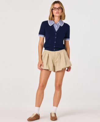 Women's Marlee Mixed Media Cardigan Sweater