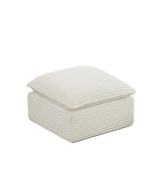 Cloud Sectional Couches for Living Room, Convertible L-Shape Couch with Ottoman