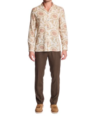 Men's Parker Printed Pointed Collar Shirt