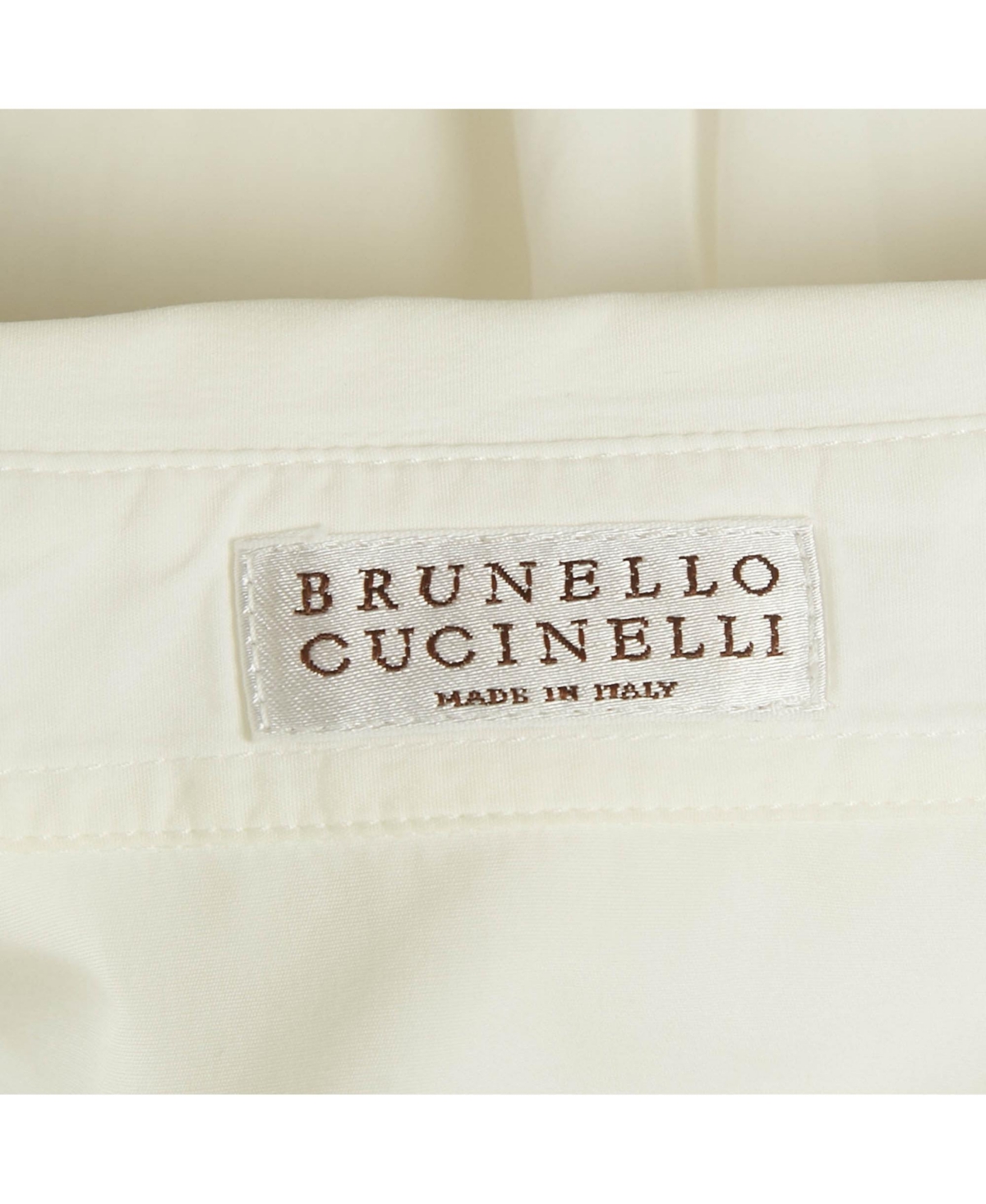 Pre-Owned Brunello Cucinelli Women's White Cotton Buttoned Shirt