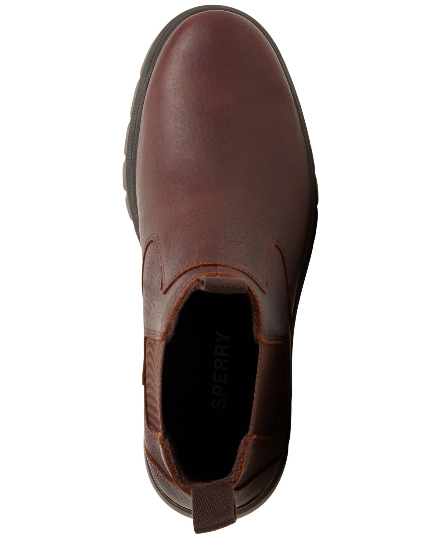 Мужские туфли Sperry Slip-On Round Toe, цвет: Коричневый — фото 4