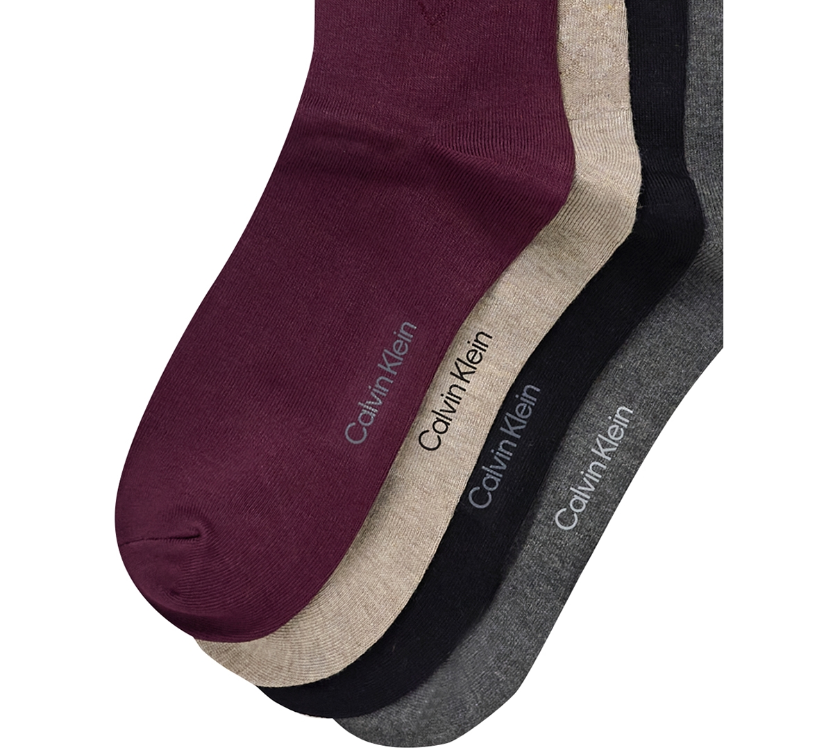 Calvin Klein Men's 4-Pk. Crew Dress Socks