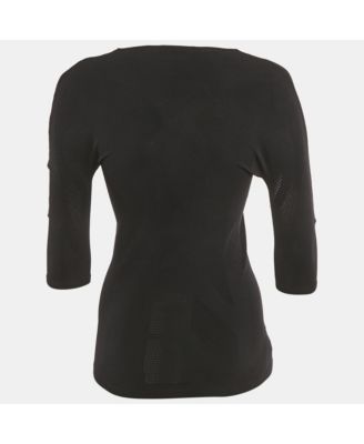 Women's Black Logo Print Jersey T-Shirt