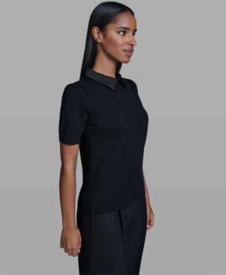 Women's Collared Sweater