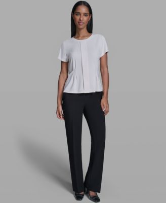 Women's Cut and Sew Crew Neck Top