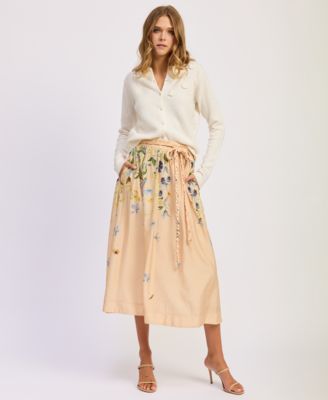 Women's Carrera A-Line Midi Skirt