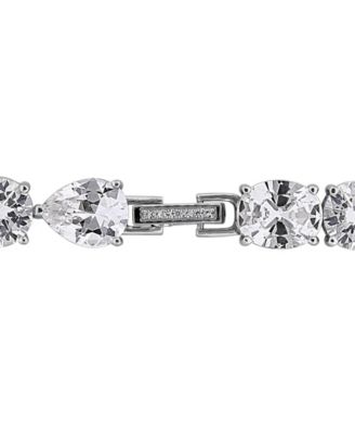 White Sapphire (45 ct. t.w.) Bracelet in Sterling Silver