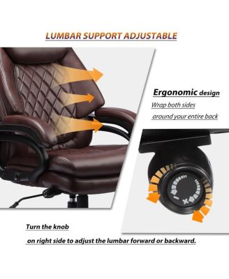500lbs Big and Tall Office Chair for Heavy People Executive Computer Desk Chair