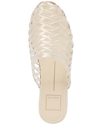 Women's Ginna Caged Slip-On Jelly Mule Flats