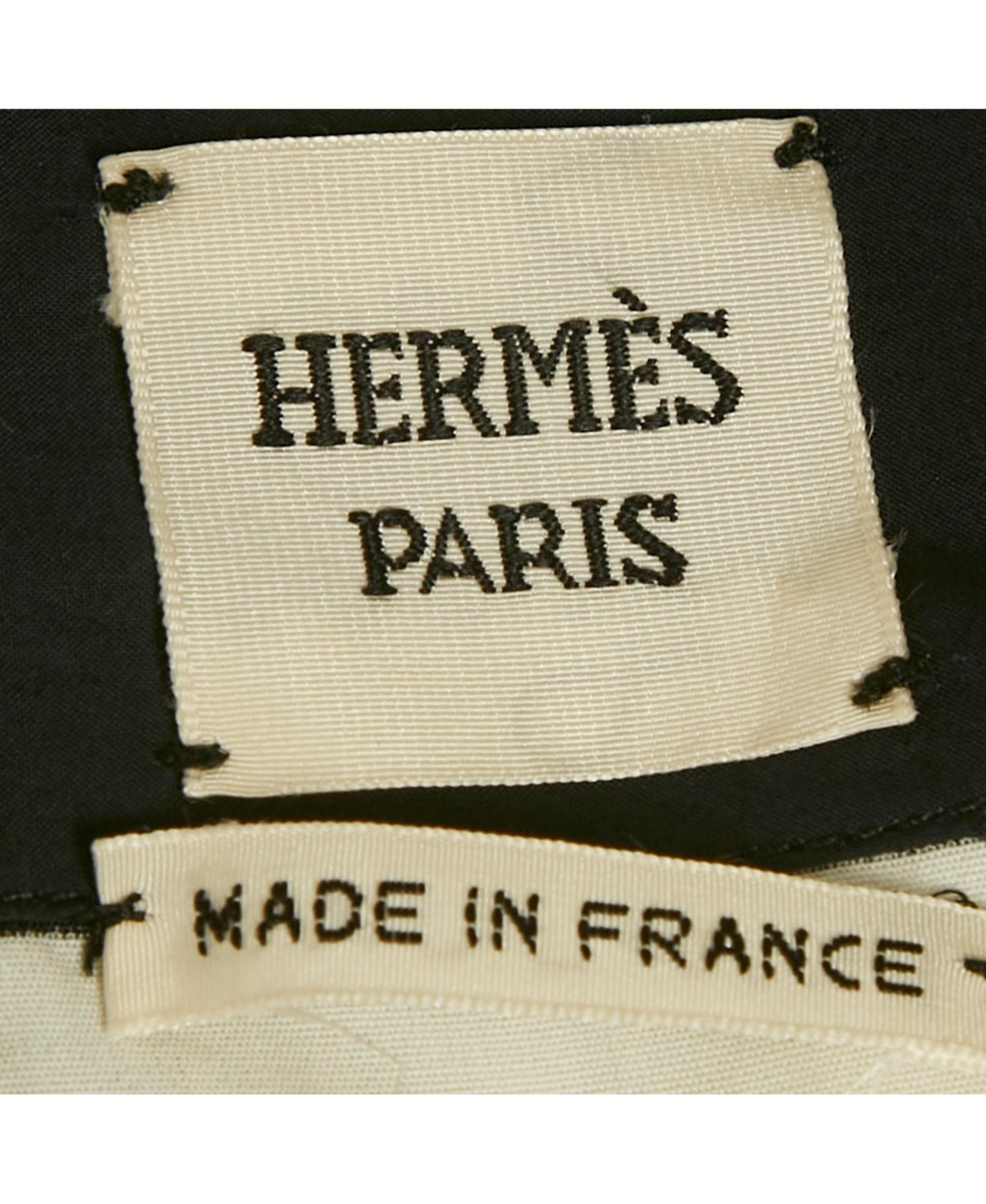 Pre-Owned Hermes Women's White/yellow Leopard Print Cotton Halter Neck Scarf Top