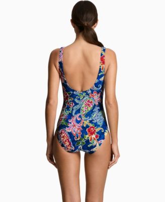 Women's Full Coverage Tank One-Piece Swimsuit