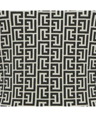 Women's Beige/black Monogram Knit Bodycon Dress