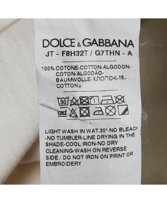 Women's White Floral Print Jersey T-Shirt