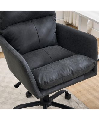 Streamdale Office chair, PU leather, adjustable height, Black