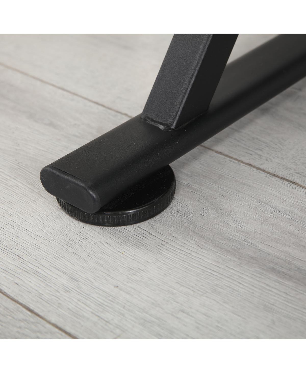 Streamdale Furniture Adjustable Drawing Drafting Table Desk with 2 Drawers & Stool (White)