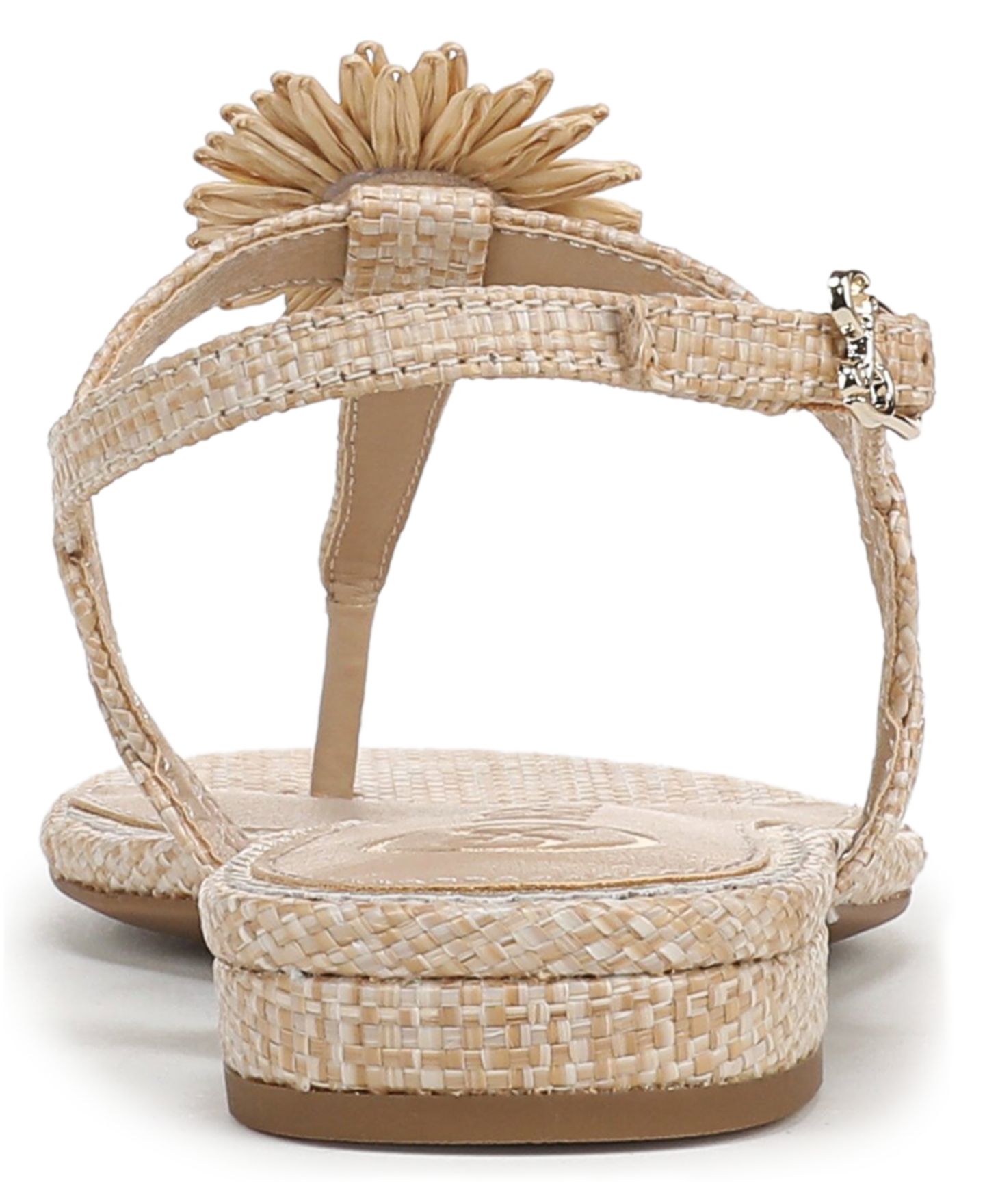 Женские сандалии Sam and Libby Hilda T Strap Flat, цвет: Raffia — фото 3