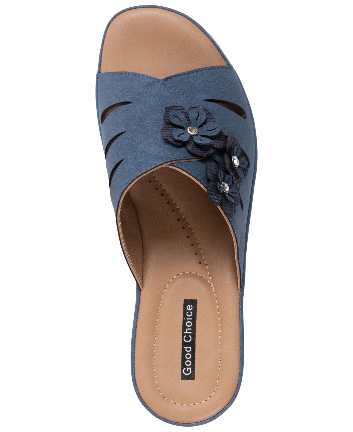 Женские сандалии GC Shoes Sarel Comfort Wedge, цвет: Тёмно-синий — фото 4