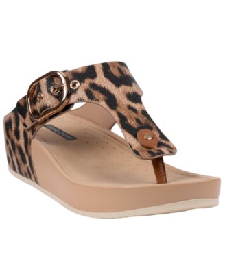 Women's Rhodes Thong Round Toe Wedge Sandals
