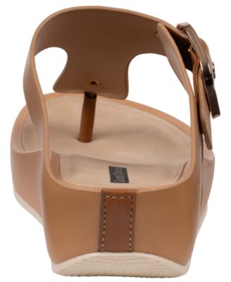 Women's Rhodes Thong Round Toe Wedge Sandals