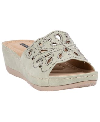 Women's Izzy Embellished Wedge Sandals