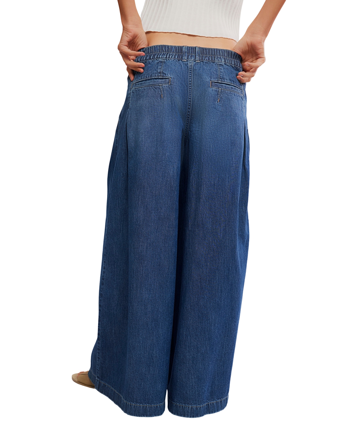 Free People Women's Scout Wide Leg Jeans