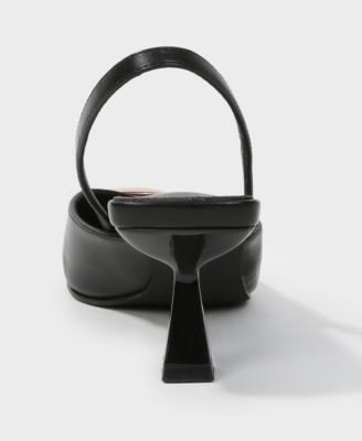 Cielo Slingback Pumps with Gold-ToneTrapezoid Accent