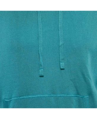 Men's Blue Knit Hooded Sweatshirt