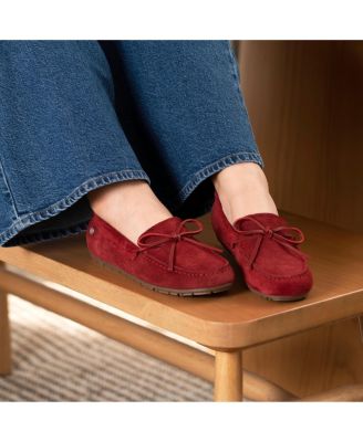 Women's Suede Loafer Moc Flats