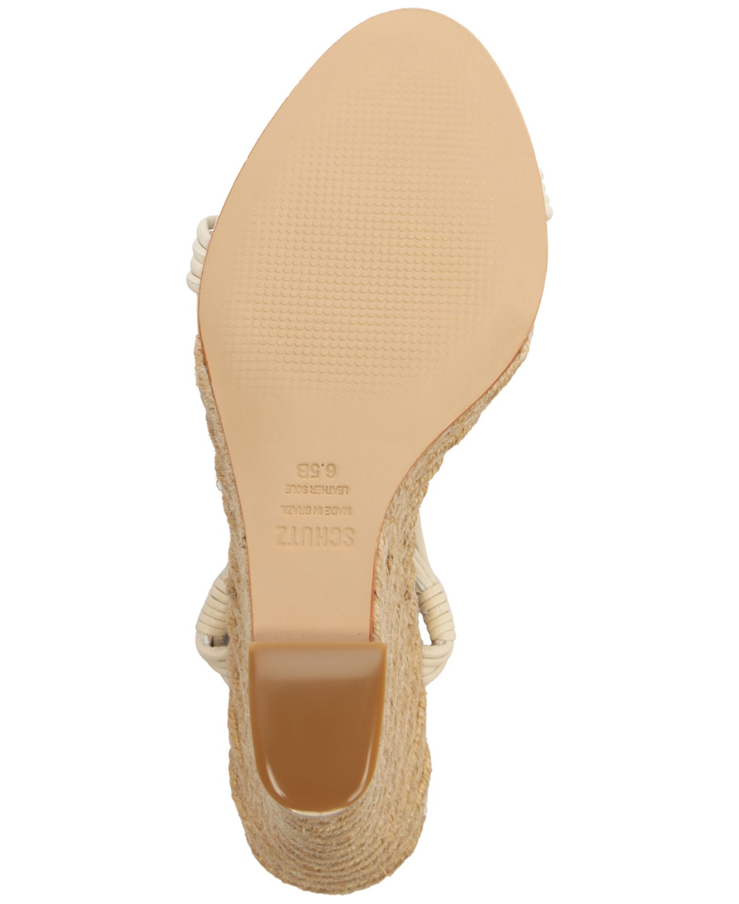 Женские сандалии Schutz Nara Round Toe Wedge, цвет: Белый — фото 5