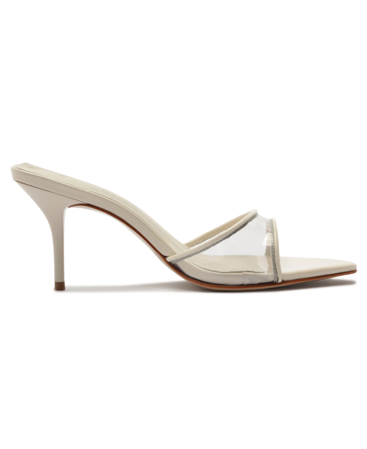 Женские сандалии Schutz Elodie Vinyl Slip-On Dress Sandals, цвет: Белый — фото 2