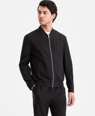 HUGOBOSS ブラック ナイロンジャケット Hugo Boss Men's Full-Zip Jacket - Macy's