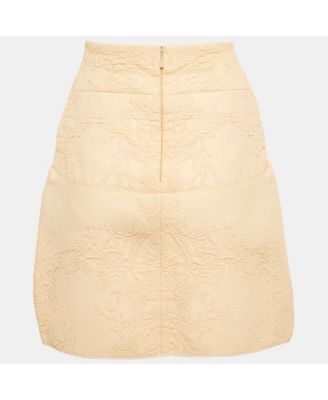 Women's Jacquard Flounce Mini Skirt