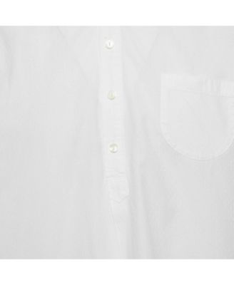 Men's White Cotton Half Sleeve Shirt