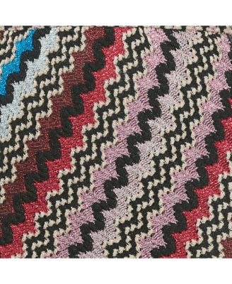 Women's Multicolor Pattered Lurex Knit Maxi Skirt