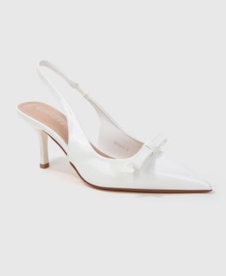 women's Danika Slingback Pumps with Bow Detail