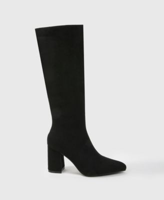 Adele Block Heel Knee High Boots